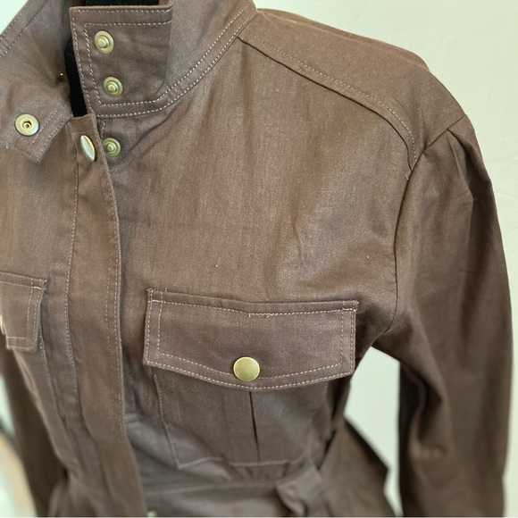 Banana Republic Linen Blend Cinch Waist Jacket NWOT - Picture 10 of 13